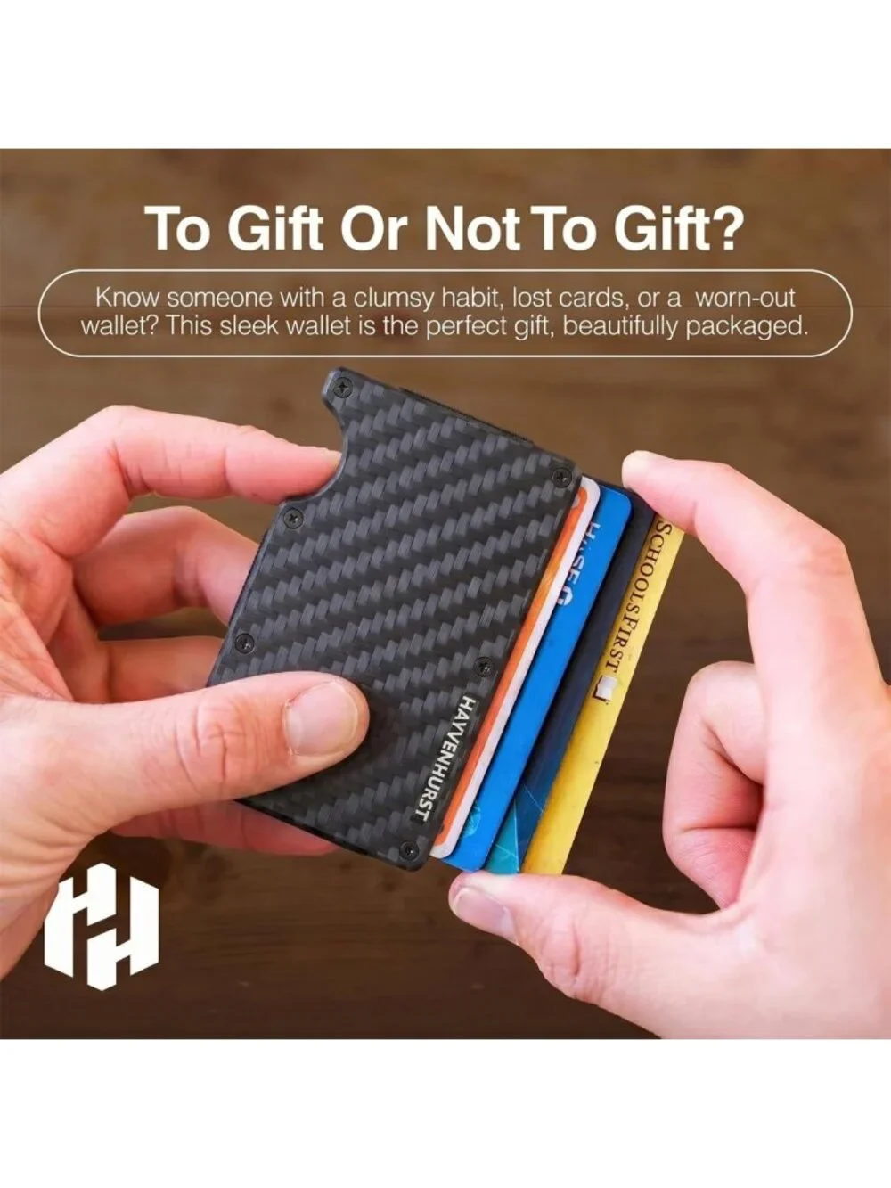 Slim RFID Blocking Metal Wallet with Money Clip | Minimalist Front Pocket Card